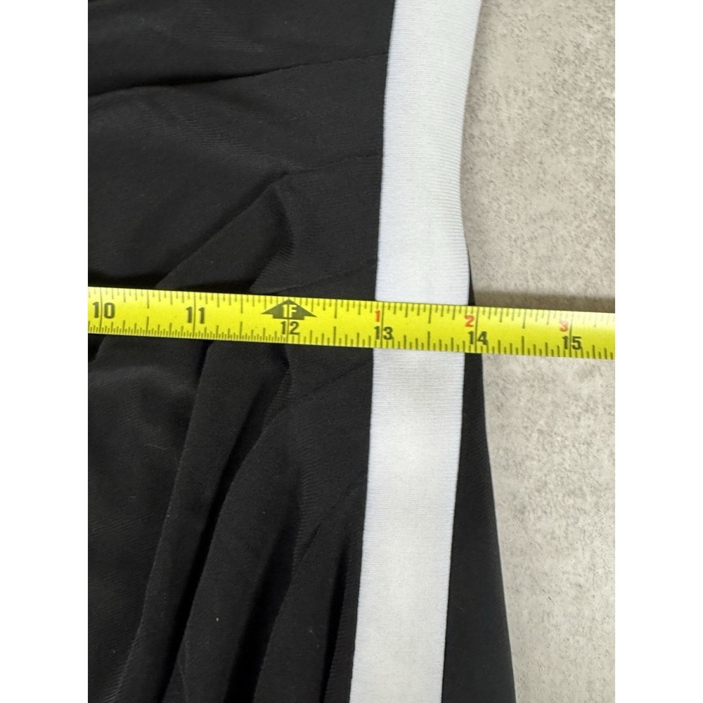 Lauren Ralph Lauren Sheath Dress 8  Ruching Black White Sleeveless Minimalist - Picture 8 of 8